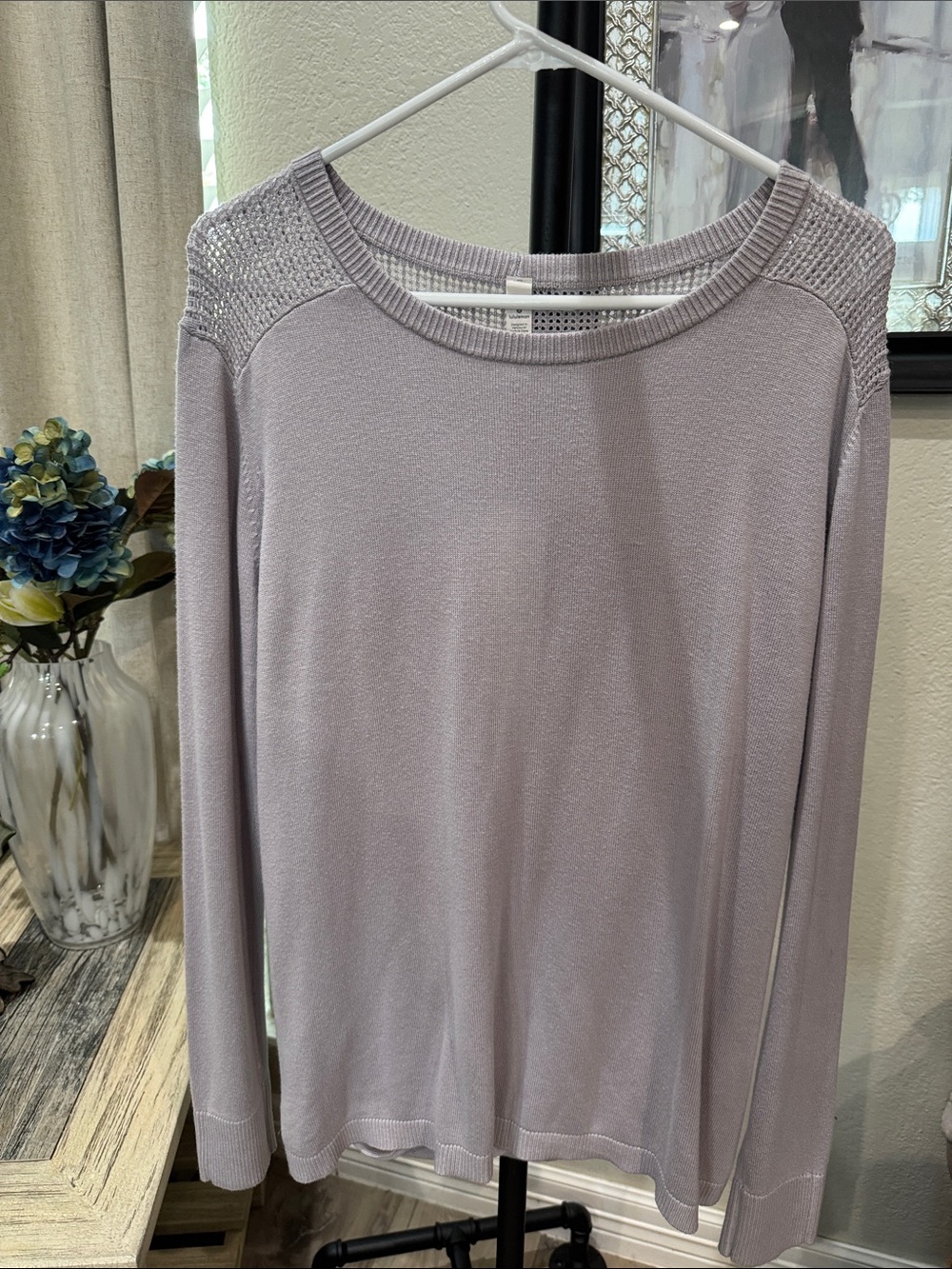 lululemon athletica Light Lavender Long-Sleeve Knit Pullover